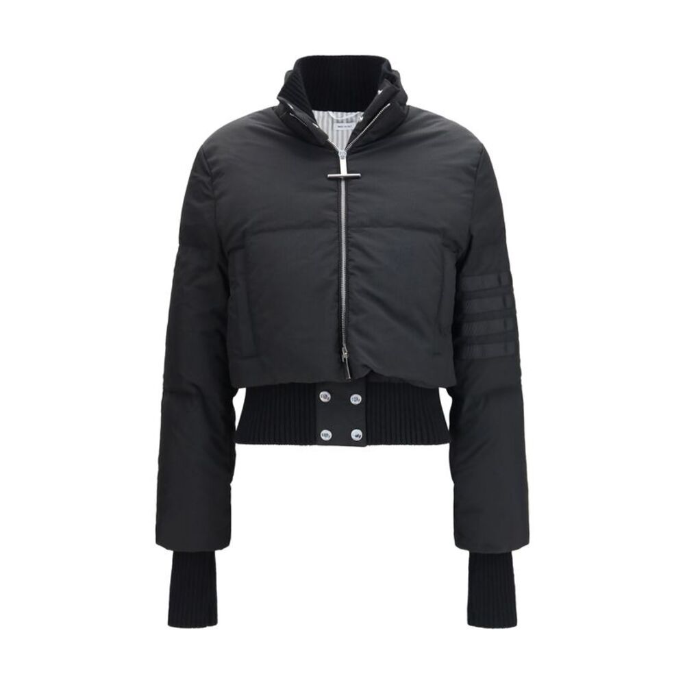 Thom Browne Women Short Padded Jacket With Front Zip
